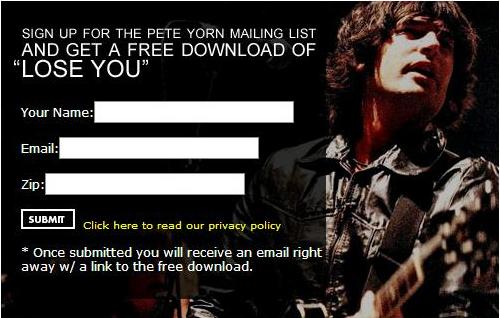 FREE MP3 Download – 'Lose You' by Pete Yorn